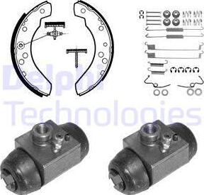 Delphi 794 - Komplet kočnica, bubanj kočnice www.molydon.hr