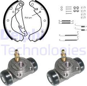 Delphi 782 - Komplet kočnica, bubanj kočnice www.molydon.hr