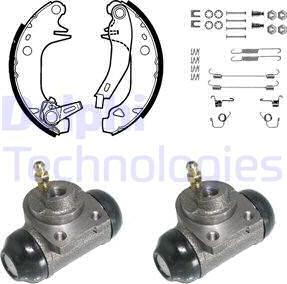 Delphi 776 - Komplet kočnica, bubanj kočnice www.molydon.hr