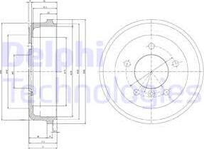 Delphi BF168 - Bubanj kočnica www.molydon.hr