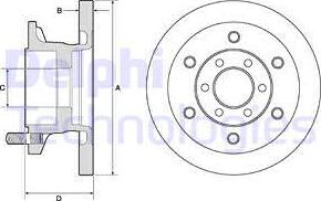 Delphi BG9911 - Kočioni disk www.molydon.hr