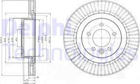 Delphi BG9926 - Kočioni disk www.molydon.hr