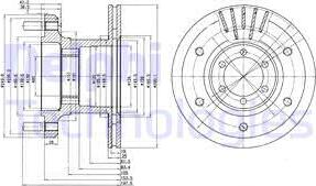 Delphi BG9453 - Kočioni disk www.molydon.hr