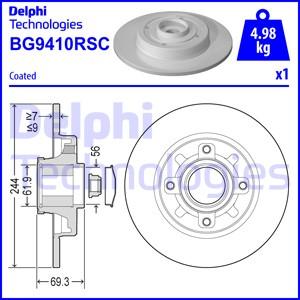 Delphi BG9410RSC - Kočioni disk www.molydon.hr