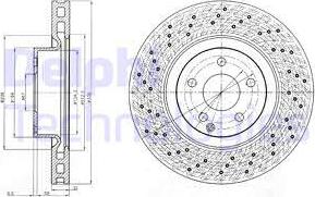 Delphi BG9093C - Kočioni disk www.molydon.hr