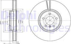 Delphi BG9092C-18B1 - Kočioni disk www.molydon.hr