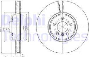 Delphi BG9092 - Kočioni disk www.molydon.hr