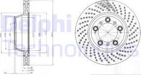 Delphi BG9097C - Kočioni disk www.molydon.hr