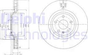 Delphi BG9054 - Kočioni disk www.molydon.hr