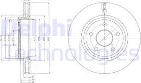 Delphi BG9058 - Kočioni disk www.molydon.hr