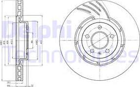 Delphi BG9052 - Kočioni disk www.molydon.hr