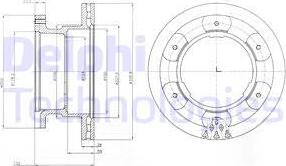 Delphi BG9069 - Kočioni disk www.molydon.hr