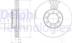 Delphi BG9062 - Kočioni disk www.molydon.hr