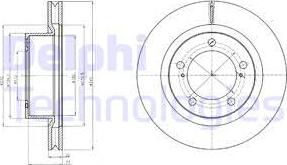 Delphi BG9067 - Kočioni disk www.molydon.hr