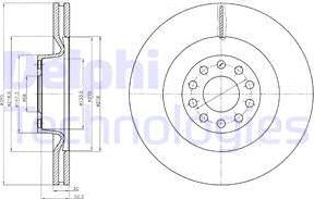 Delphi BG9018 - Kočioni disk www.molydon.hr