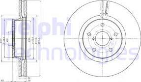 Delphi BG9084 - Kočioni disk www.molydon.hr