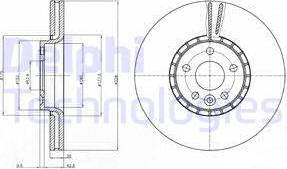 Delphi BG9085 - Kočioni disk www.molydon.hr