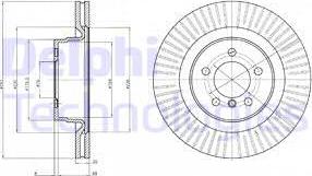 Delphi BG9081 - Kočioni disk www.molydon.hr