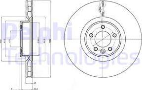 Delphi BG9079C-19B1 - Kočioni disk www.molydon.hr