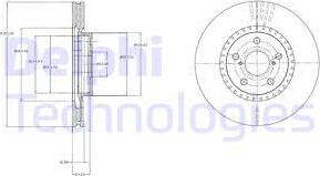 Delphi BG9074 - Kočioni disk www.molydon.hr