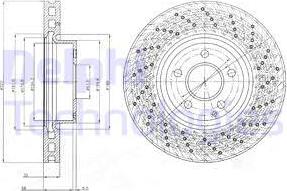 Delphi BG9076 - Kočioni disk www.molydon.hr