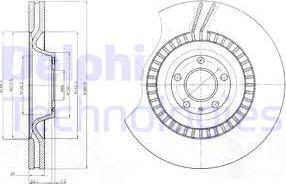 Delphi BG9070C - Kočioni disk www.molydon.hr