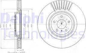 Delphi BG9073 - Kočioni disk www.molydon.hr