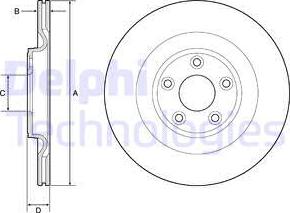 Delphi BG9193C - Kočioni disk www.molydon.hr