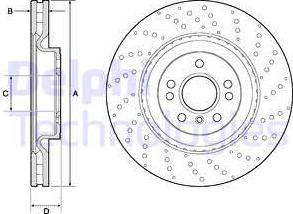 Delphi BG9149C - Kočioni disk www.molydon.hr