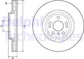 Delphi BG9148C-19B1 - Kočioni disk www.molydon.hr