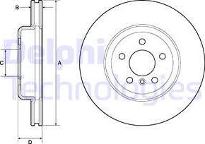 Delphi BG9154C-19B1 - Kočioni disk www.molydon.hr