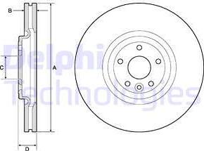 Delphi BG9167C-18B1 - Kočioni disk www.molydon.hr