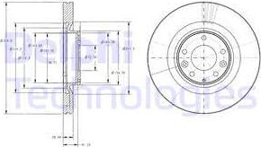 Delphi BG9104 - Kočioni disk www.molydon.hr