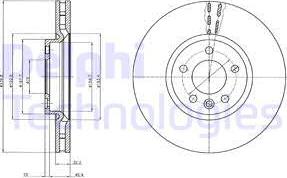 Delphi BG9106 - Kočioni disk www.molydon.hr