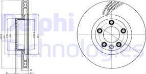 Delphi BG9100C - Kočioni disk www.molydon.hr