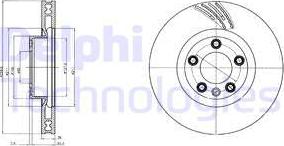 Delphi BG9101C - Kočioni disk www.molydon.hr