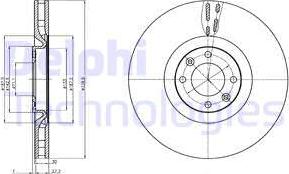 Delphi BG9107C - Kočioni disk www.molydon.hr