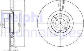 Delphi BG9107 - Kočioni disk www.molydon.hr