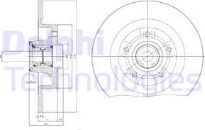 Delphi BG9115RSC - Kočioni disk www.molydon.hr