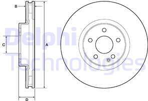 Delphi BG9174C - Kočioni disk www.molydon.hr