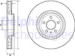 Delphi BG9171C-18B1 - Kočioni disk www.molydon.hr