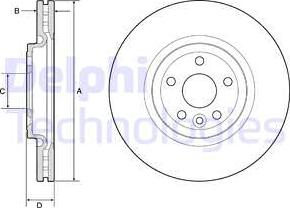 Delphi BG9177C - Kočioni disk www.molydon.hr