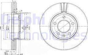 Delphi BG9891C - Kočioni disk www.molydon.hr