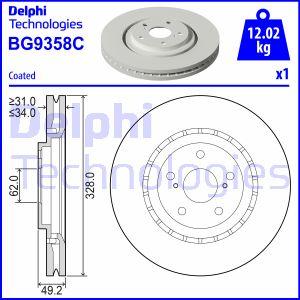 Delphi BG9358C - Kočioni disk www.molydon.hr