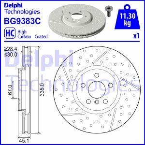 Delphi BG9383C - Kočioni disk www.molydon.hr