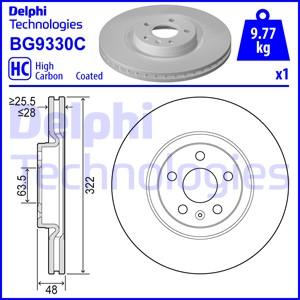 Delphi BG9330C - Kočioni disk www.molydon.hr