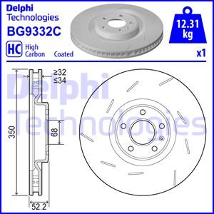 Delphi BG9332C - Kočioni disk www.molydon.hr