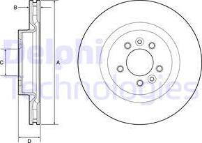 Delphi BG9204C - Kočioni disk www.molydon.hr