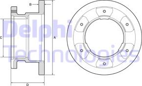 Delphi BG9201 - Kočioni disk www.molydon.hr