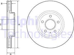 Delphi BG9218C - Kočioni disk www.molydon.hr